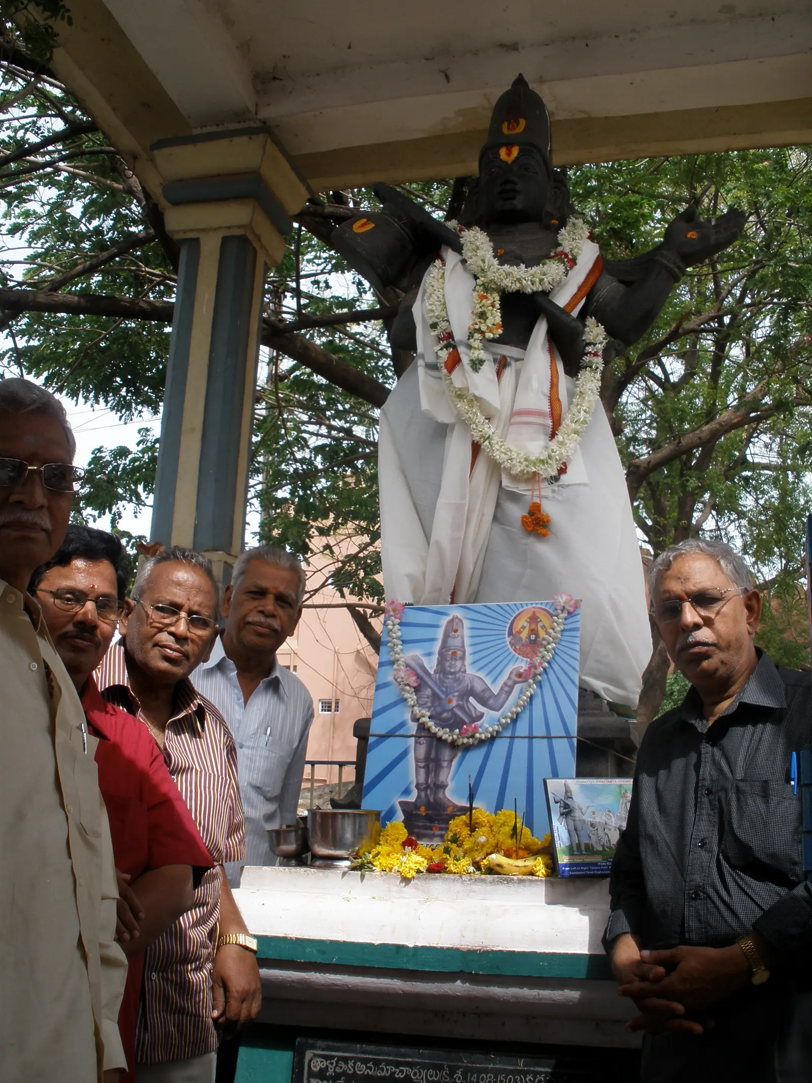 Gathering at the Mandapam inauguration — 22 May 1997.